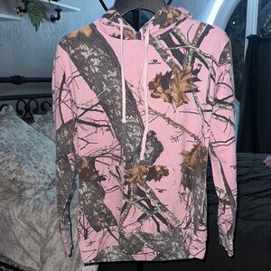 Mossy Oak Pink and Brown Camouflage Hoodie